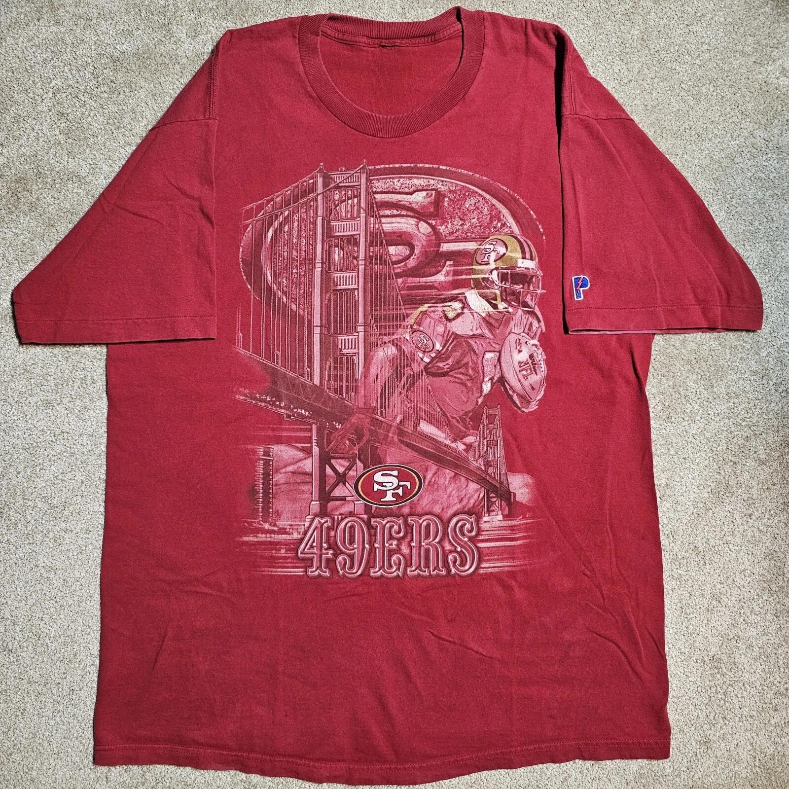 Vintage 90s PRO PLAYER 49ers T-shirt Mens 2XL Single Faded NFL San Francisco USA 2XL
Vintage 90s PRO PLAYER 49ers T-shirt Mens 2XL Single Faded NFL San Francisco USA 2XL