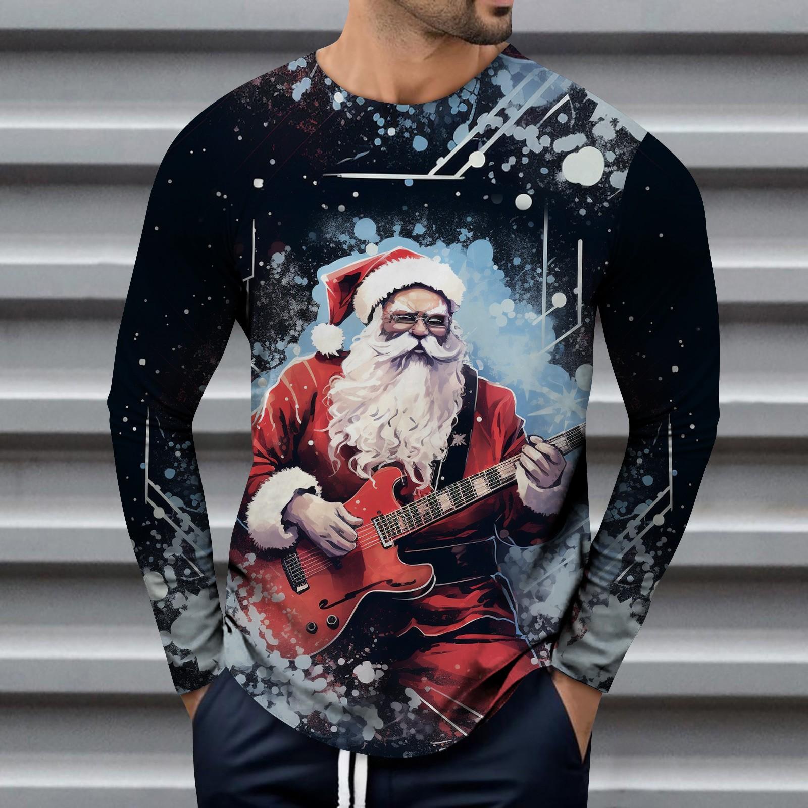 Санта-рождественский принт, весенне-осенняя мужская футболка с длинным рукавом, пуловер с круглым вырезом XL красный
Санта-рождественский принт, весенне-осенняя мужская футболка с длинным рукавом, пуловер с круглым вырезом XL красный