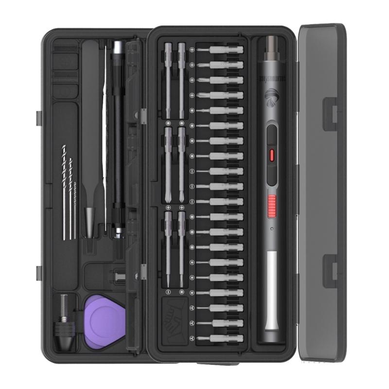 Electric Drill Screwdriver Multipurpose Mini Rechargeable Screwdriver Set Cordless Drilling Tool for Phone Camera Repair 1
Electric Drill Screwdriver Multipurpose Mini Rechargeable Screwdriver Set Cordless Drilling Tool for Phone Camera Repair 1