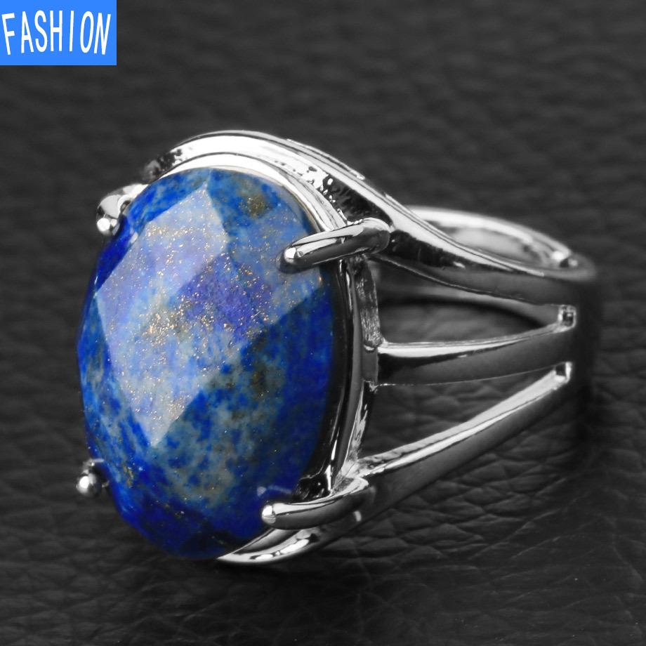 Кольцо с натуральным овальным граненым кристаллом в подарок Lapis-Lazuli
Кольцо с натуральным овальным граненым кристаллом в подарок Lapis-Lazuli