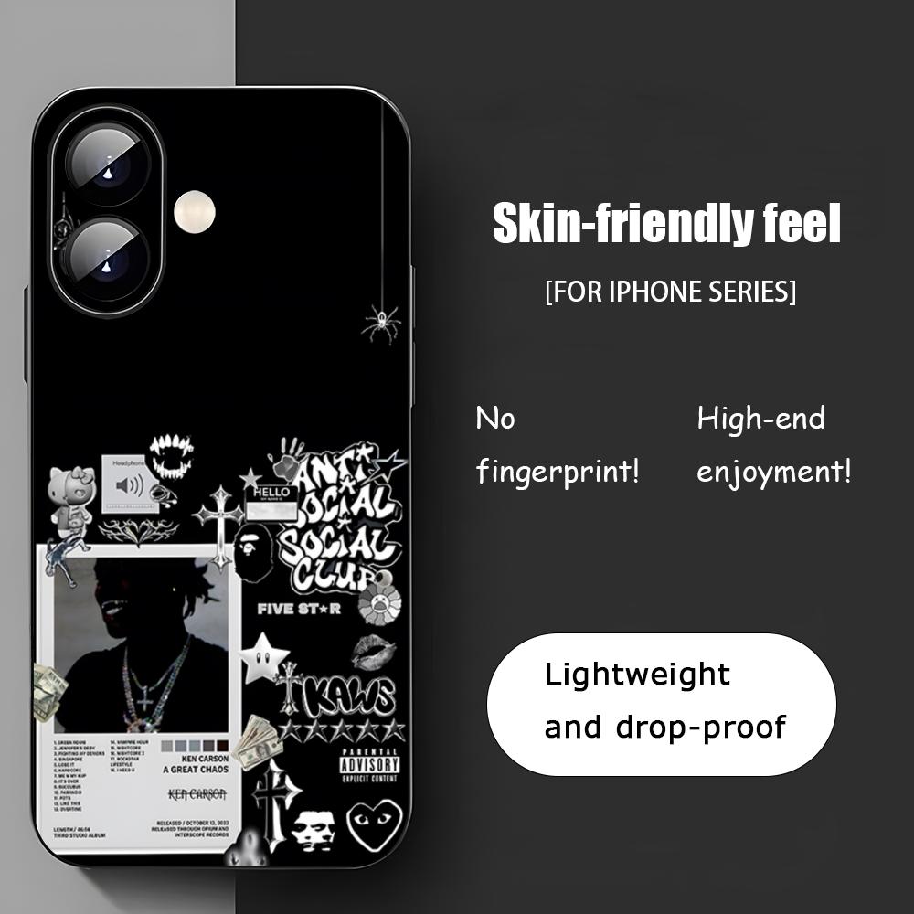 Popular K-Ken Car-son Singer Phone Case For iPhone 17 16 15 14 13 12 11 X XR XS 8 Plus Mini Pro Max Soft black Shockproof Cover iPhone Air
Popular K-Ken Car-son Singer Phone Case For iPhone 17 16 15 14 13 12 11 X XR XS 8 Plus Mini Pro Max Soft black Shockproof Cover iPhone Air