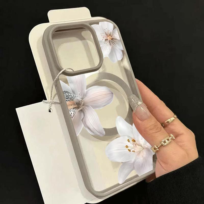 White Lily For Magsafe Wireless Charging Clear Phone Case For iPhone 17 Pro Max 16 Plus 15 14 13 12 11 16E 17E 17 Magnetic Cover iPhone 11 серый
White Lily For Magsafe Wireless Charging Clear Phone Case For iPhone 17 Pro Max 16 Plus 15 14 13 12 11 16E 17E 17 Magnetic Cover iPhone 11 серый