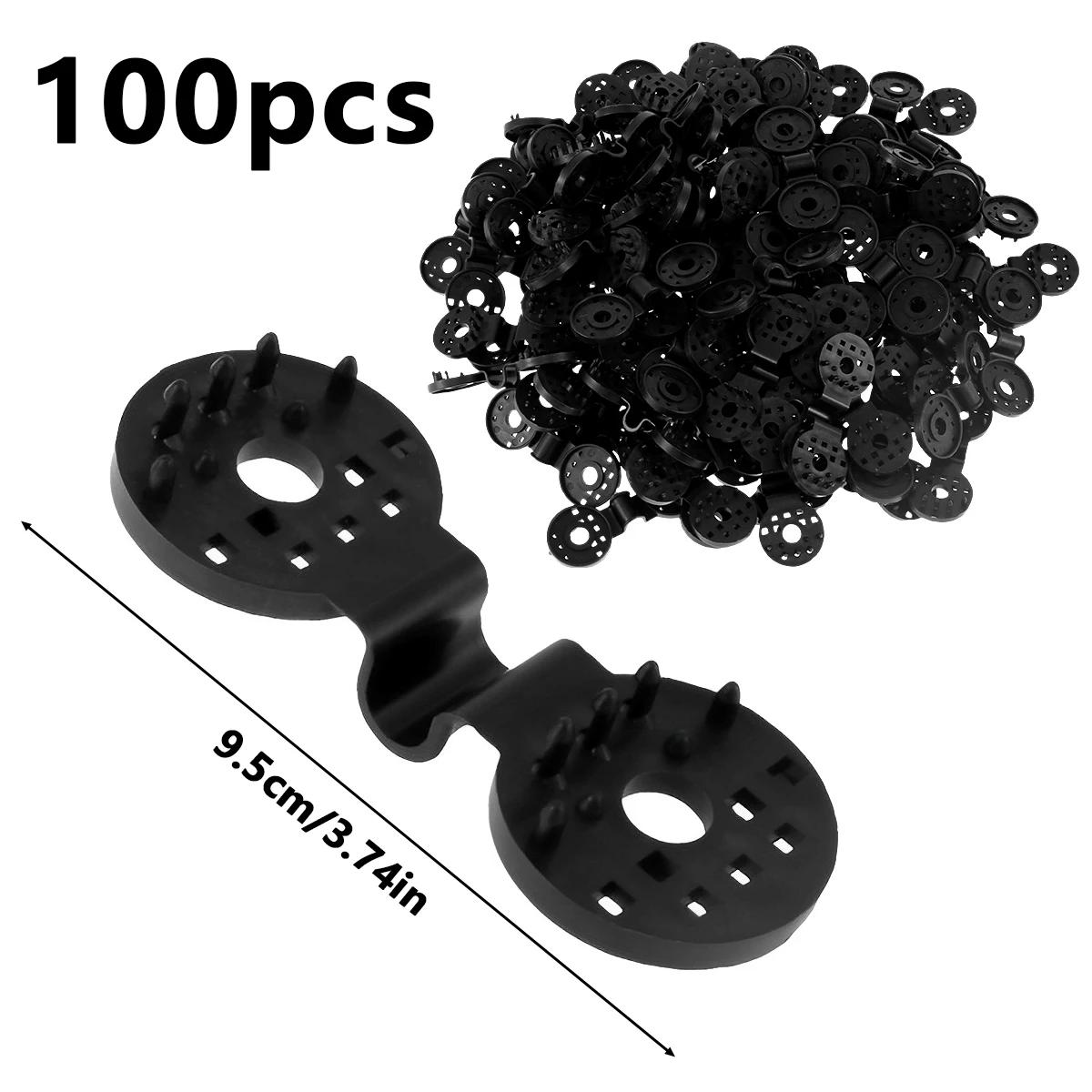 100 Pcs Reusable Garden Clamp Sun Shade Clips Portable Plastic Round Fixing Net Accessory For Outdoor Fishing / Fiking / Picnics
100 Pcs Reusable Garden Clamp Sun Shade Clips Portable Plastic Round Fixing Net Accessory For Outdoor Fishing / Fiking / Picnics