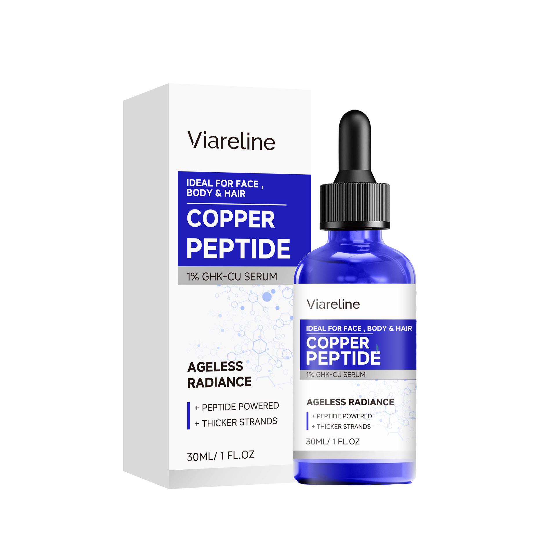 VIARELINE Copper Peptide Hydrating Facial Serum for Smooth, Moisturized Skin
VIARELINE Copper Peptide Hydrating Facial Serum for Smooth, Moisturized Skin
