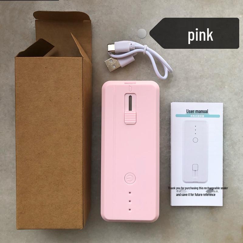 Мини Портативный Ручной Запайщик для Пакетов для Закусок и Пластиковых Пакетов розовый
Мини Портативный Ручной Запайщик для Пакетов для Закусок и Пластиковых Пакетов розовый