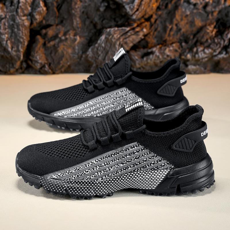 Mens Running Shoes Lightwieght Mesh Breathe Casual Sneakers Shock-absorbing Anti Slip Flat Trendy Tennis Shoes for Man 36 чёрный
Mens Running Shoes Lightwieght Mesh Breathe Casual Sneakers Shock-absorbing Anti Slip Flat Trendy Tennis Shoes for Man 36 чёрный