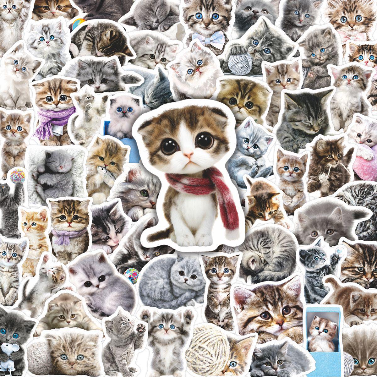 64 Cute Kitten Stickers: Waterproof Decorative Stickers for Pet Journals and Notebooks No
64 Cute Kitten Stickers: Waterproof Decorative Stickers for Pet Journals and Notebooks No