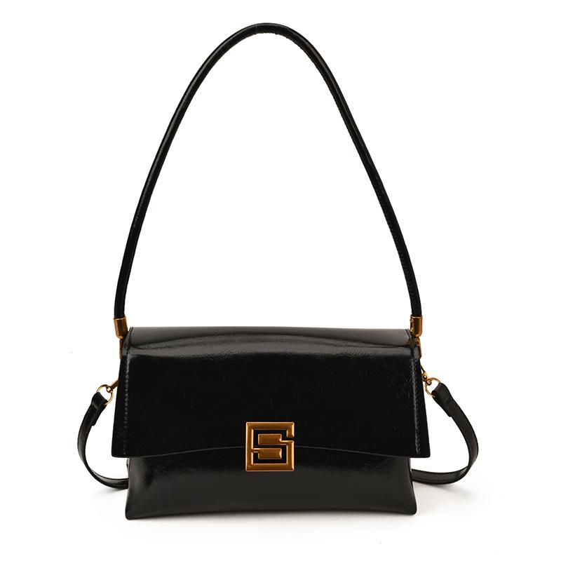 2025 Женская Высококлассная Ретро Сумка Через Плечо из ПУ Кожи чёрный
2025 Женская Высококлассная Ретро Сумка Через Плечо из ПУ Кожи чёрный