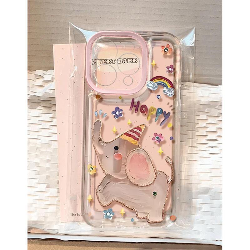 Cute Baby Elephant Soft Phone Case for iPhone 12/13/14/15 Pro Max - Transparent and Fun Design iPhone 15 Pro Max
Cute Baby Elephant Soft Phone Case for iPhone 12/13/14/15 Pro Max - Transparent and Fun Design iPhone 15 Pro Max