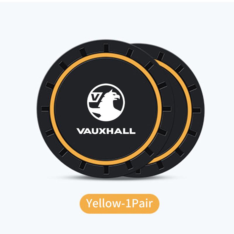 For Vauxhall 2Pcs Car Silicone Coaster Anti-Slip Water Cup Drink Mat VXR Astra Tigra Zafira Vectra Sign
For Vauxhall 2Pcs Car Silicone Coaster Anti-Slip Water Cup Drink Mat VXR Astra Tigra Zafira Vectra Sign