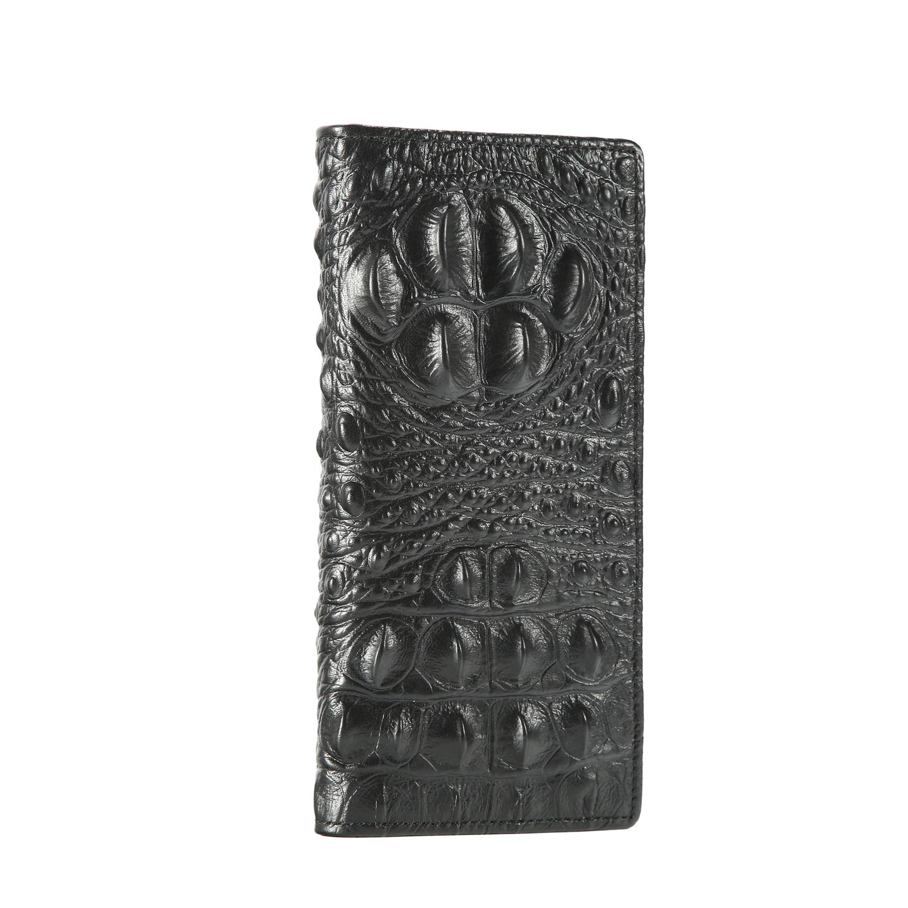 Luxury Crocodile Head Leather Long Bifold Wallet - Premium Multi-card slot Wallets for Men, Elegant Gift Wallet for Daily Use
Luxury Crocodile Head Leather Long Bifold Wallet - Premium Multi-card slot Wallets for Men, Elegant Gift Wallet for Daily Use