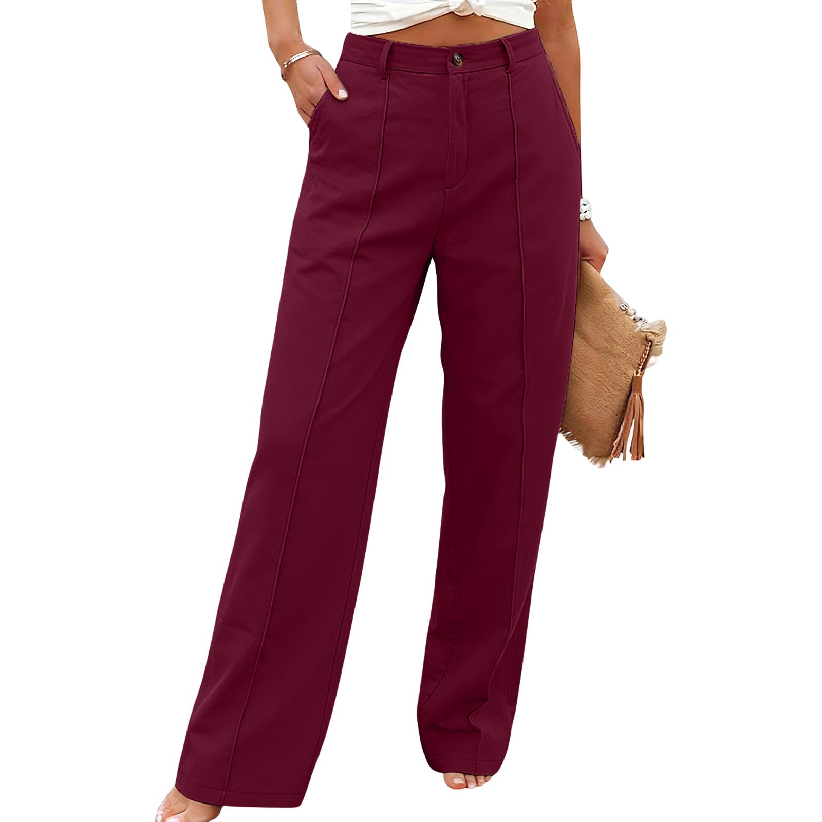 Ladies Color Casual Fashion Breathable Loose Cotton And Linen Pants XL винний
Ladies Color Casual Fashion Breathable Loose Cotton And Linen Pants XL винний