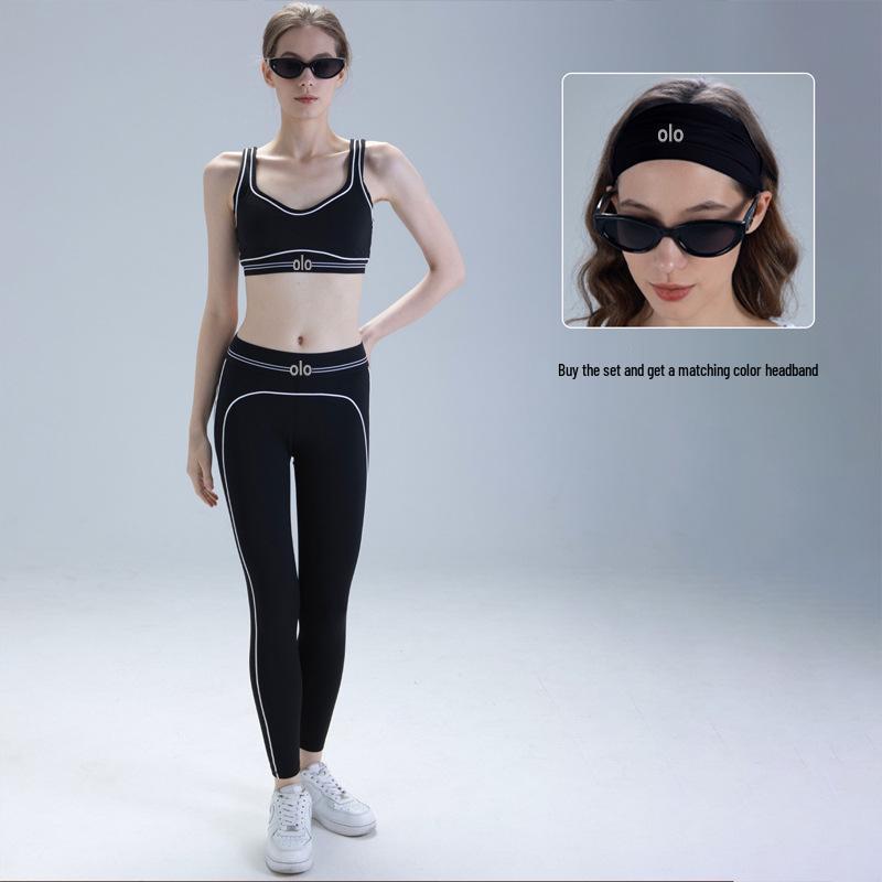 ALOSCO Women s High-Waist Yoga Pants & Fitness Top Set Large
ALOSCO Women s High-Waist Yoga Pants & Fitness Top Set Large