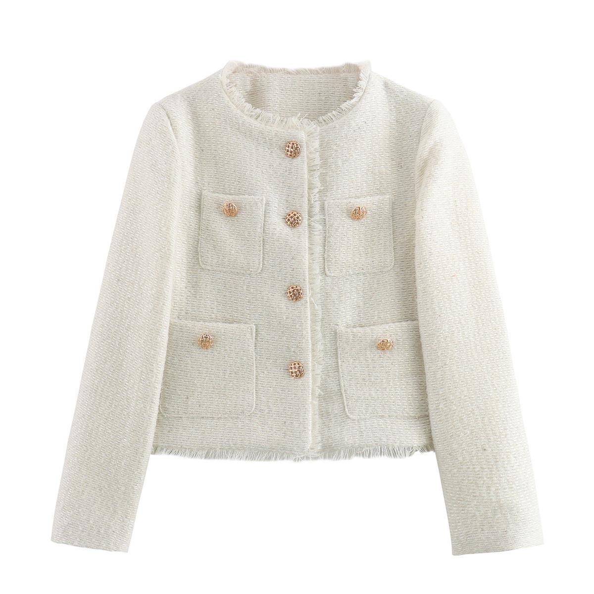 2024 Women s Bright Silk Short Jacket – European & American Autumn/Winter Fashion Medium білий
2024 Women s Bright Silk Short Jacket – European & American Autumn/Winter Fashion Medium білий