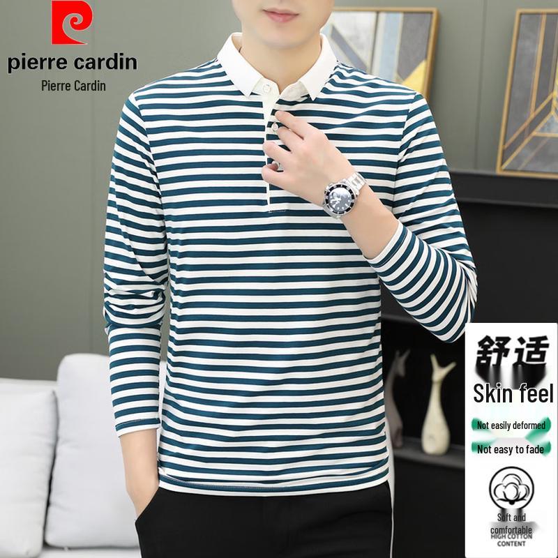 Pierre Cardin Men s Striped Long-Sleeve Polo Shirt L
Pierre Cardin Men s Striped Long-Sleeve Polo Shirt L
