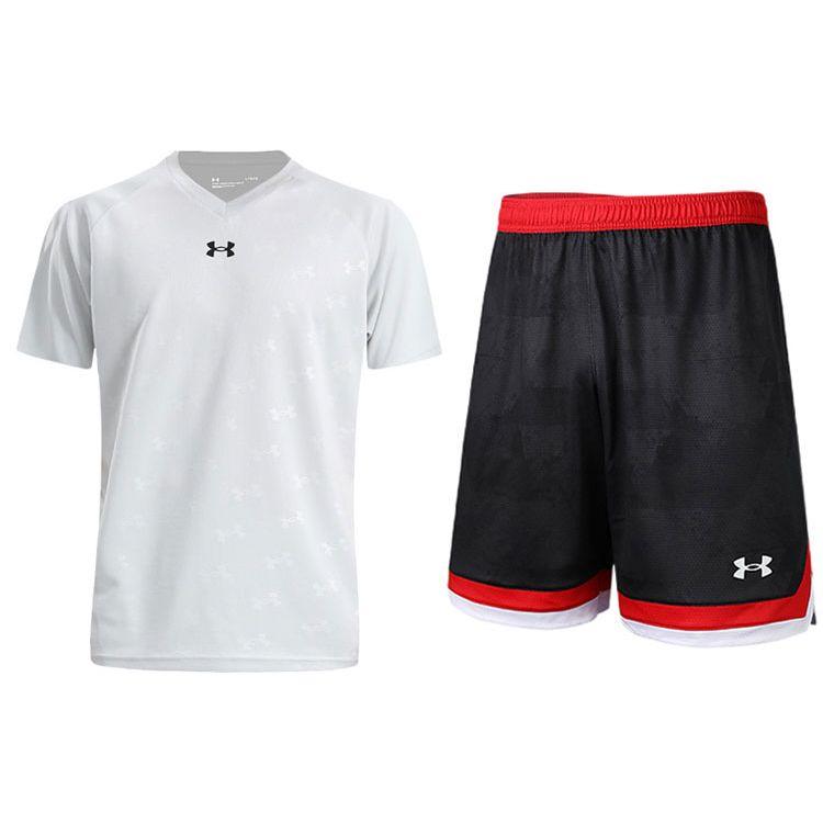 Футболка с коротким рукавом с принтом логотипа Under Armour, дышащая, трикотажная, с цветными блоками, трикотажные шорты, повседневный спортивный комплект, комплекты унисекс 21500531-009+21500208-001 S
Футболка с коротким рукавом с принтом логотипа Under Armour, дышащая, трикотажная, с цветными блоками, трикотажные шорты, повседневный спортивный комплект, комплекты унисекс 21500531-009+21500208-001 S