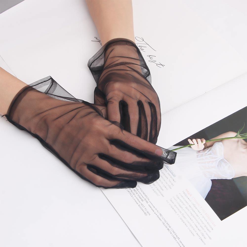 Women White Transparent Ultra Thin Black Faux Silk Short Gloves Opera Gloves Mesh Finger Gloves
Women White Transparent Ultra Thin Black Faux Silk Short Gloves Opera Gloves Mesh Finger Gloves