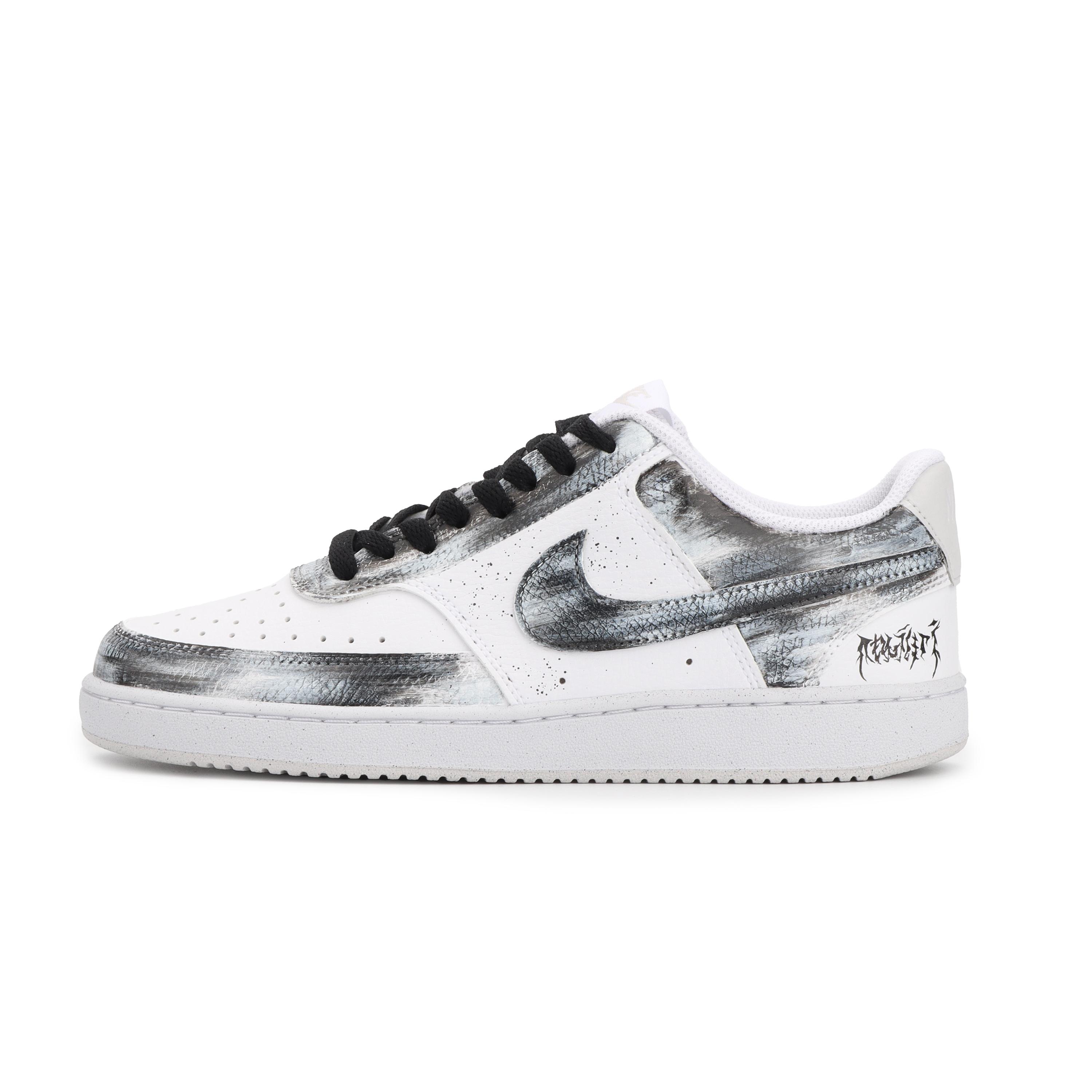 Nike Court Vision Dark Night Gothic Slip Resistant Abrasion Resistant Low top Skateboard Shoes Unisex Black White DH2987-117(Team1715-) 44.5
Nike Court Vision Dark Night Gothic Slip Resistant Abrasion Resistant Low top Skateboard Shoes Unisex Black White DH2987-117(Team1715-) 44.5