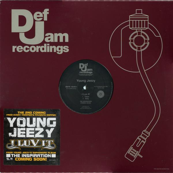 12inch Record YOUNG JEEZY - I Luv It DEFR166481 Def Jam Recordi 2006 US Rap & Hip-Hop/R&B Used
12inch Record YOUNG JEEZY - I Luv It DEFR166481 Def Jam Recordi 2006 US Rap & Hip-Hop/R&B Used