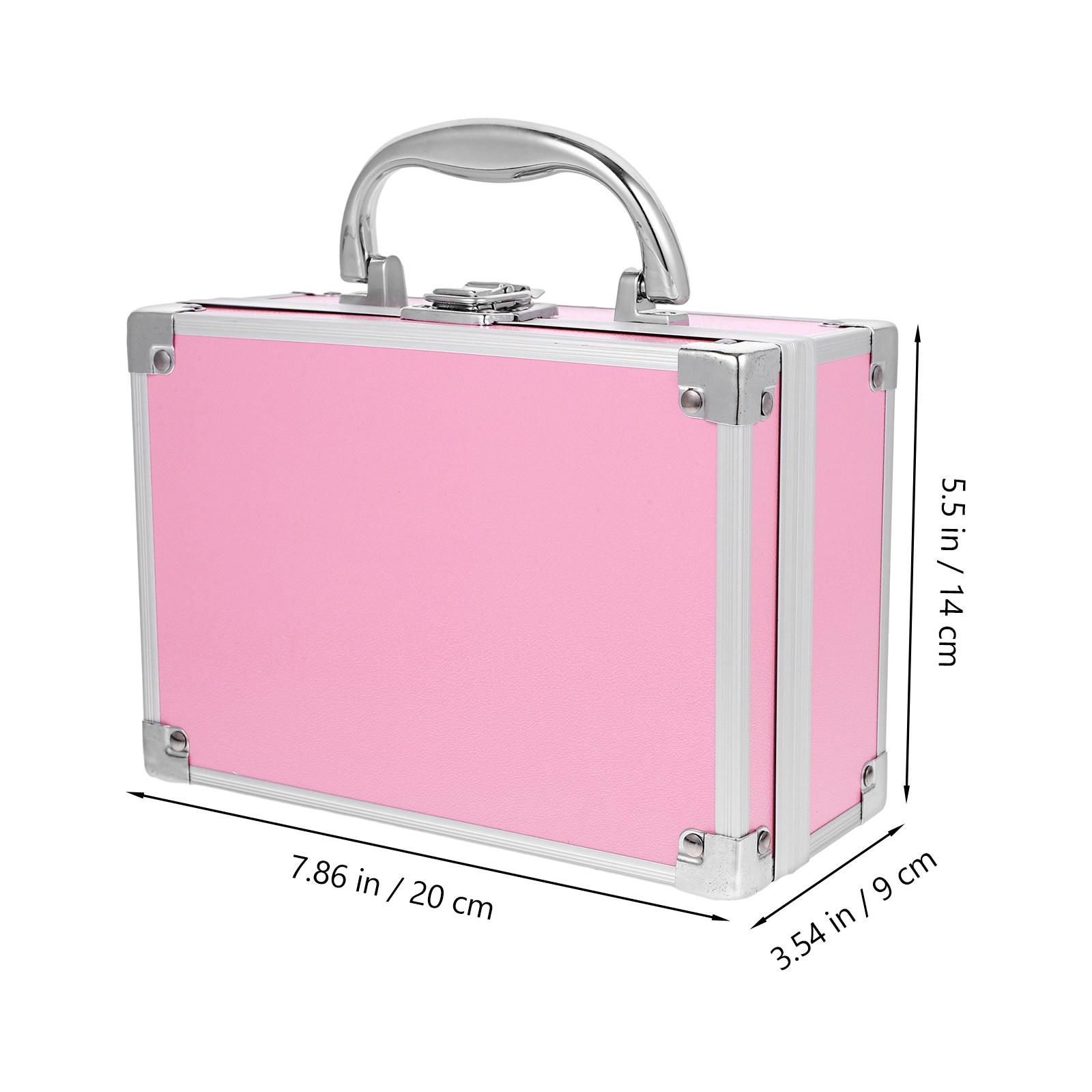 Aluminum Alloy Makeup Case Organizer Box Portable Travel Friendly Lightweight Fashionable Design for Beauty Essentials розовый
Aluminum Alloy Makeup Case Organizer Box Portable Travel Friendly Lightweight Fashionable Design for Beauty Essentials розовый