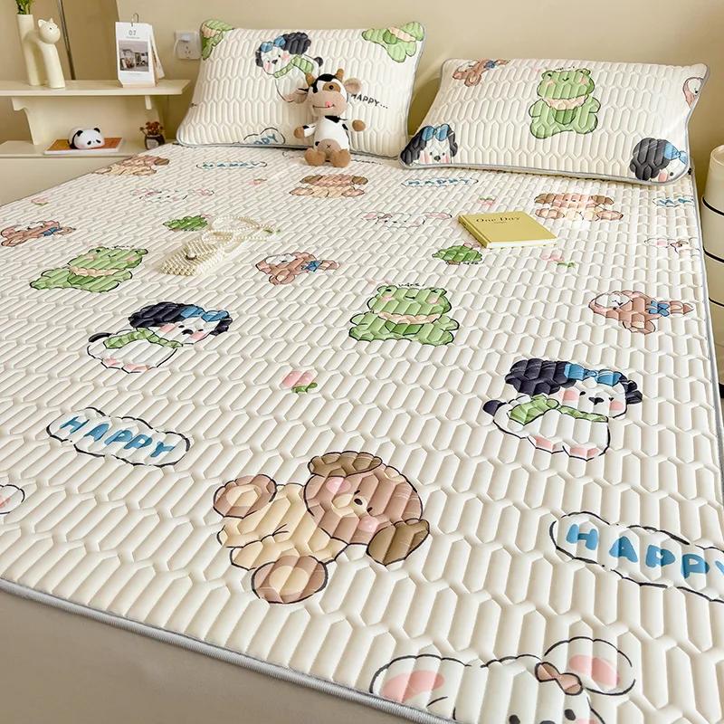 Летний Таиланд Утолщенный Латексный Охлаждающий Матрас Набор из Трех Предметов, Стираемый, Свежий Ледяной Шелк Кондиционирующий Мягкий Матрас Подарок Оптом 120x200cm a set
Летний Таиланд Утолщенный Латексный Охлаждающий Матрас Набор из Трех Предметов, Стираемый, Свежий Ледяной Шелк Кондиционирующий Мягкий Матрас Подарок Оптом 120x200cm a set