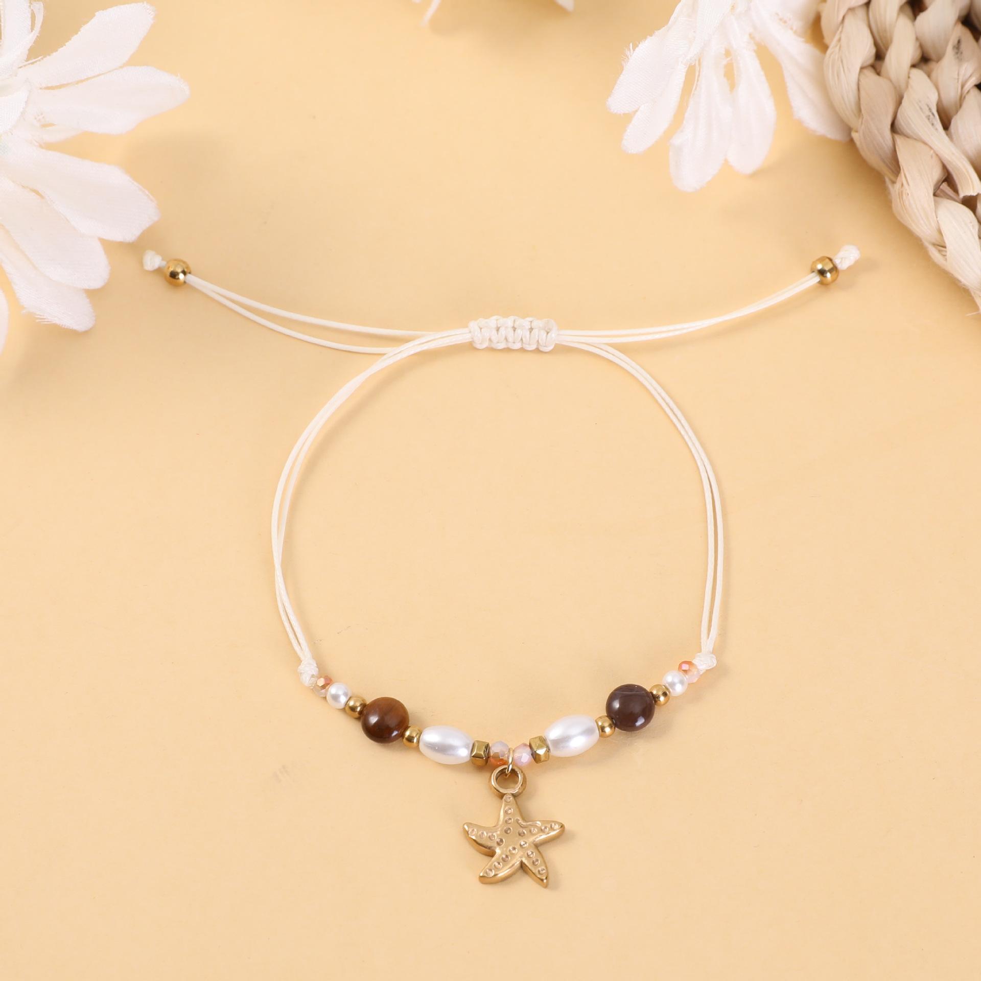 Cross-Border Bohemian Style Double-Layer Bracelet - Stainless Steel Shell & Natural Stone Beads
Cross-Border Bohemian Style Double-Layer Bracelet - Stainless Steel Shell & Natural Stone Beads