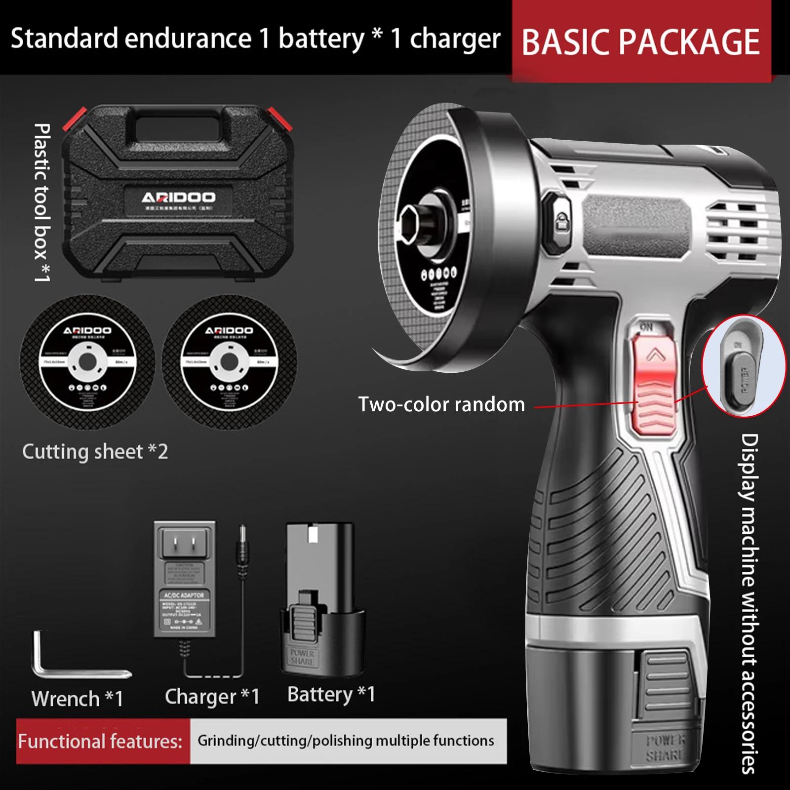 Mini Angle Grinder Portable 16.8V large capacity lithium battery household power tools polishing grinding cutting machine EU
Mini Angle Grinder Portable 16.8V large capacity lithium battery household power tools polishing grinding cutting machine EU