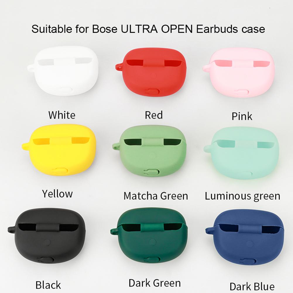 Силиконовый защитный чехол с защитой от царапин и карабином, мягкий чехол для кожи, защищающий от потери, для наушников Bose Ultra Open Earbuds темно-синий 
Силиконовый защитный чехол с защитой от царапин и карабином, мягкий чехол для кожи, защищающий от потери, для наушников Bose Ultra Open Earbuds темно-синий