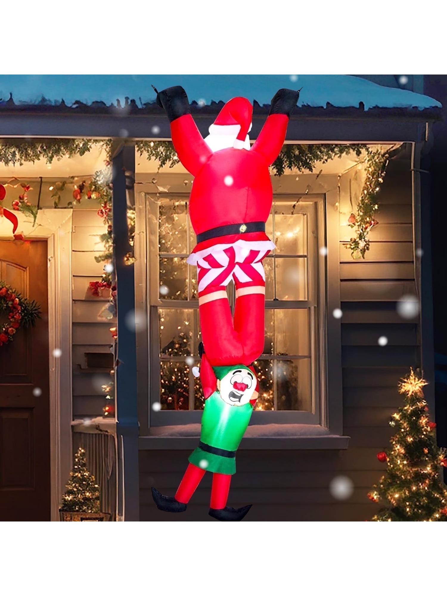Joyfy 8 FT Christmas Inflatables Santa Outdoor Decorations Climbing Santa with Falling Elf Christmas Blow Ups Yard Built-in LEDs
Joyfy 8 FT Christmas Inflatables Santa Outdoor Decorations Climbing Santa with Falling Elf Christmas Blow Ups Yard Built-in LEDs