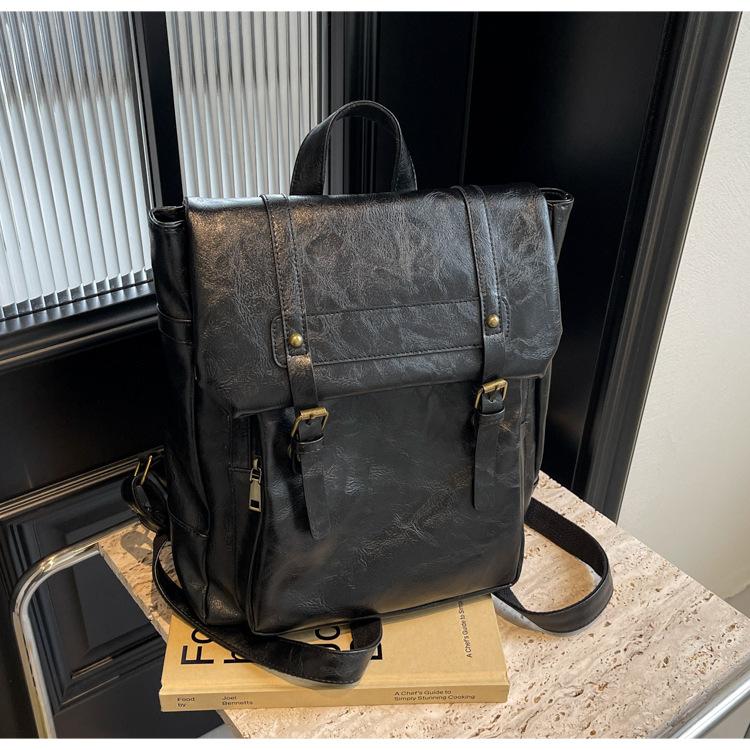 New Japanese JK uniform preppy style backpack retro Cambridge bag college student school bag messenger bag 32*13*35 чорний
New Japanese JK uniform preppy style backpack retro Cambridge bag college student school bag messenger bag 32*13*35 чорний