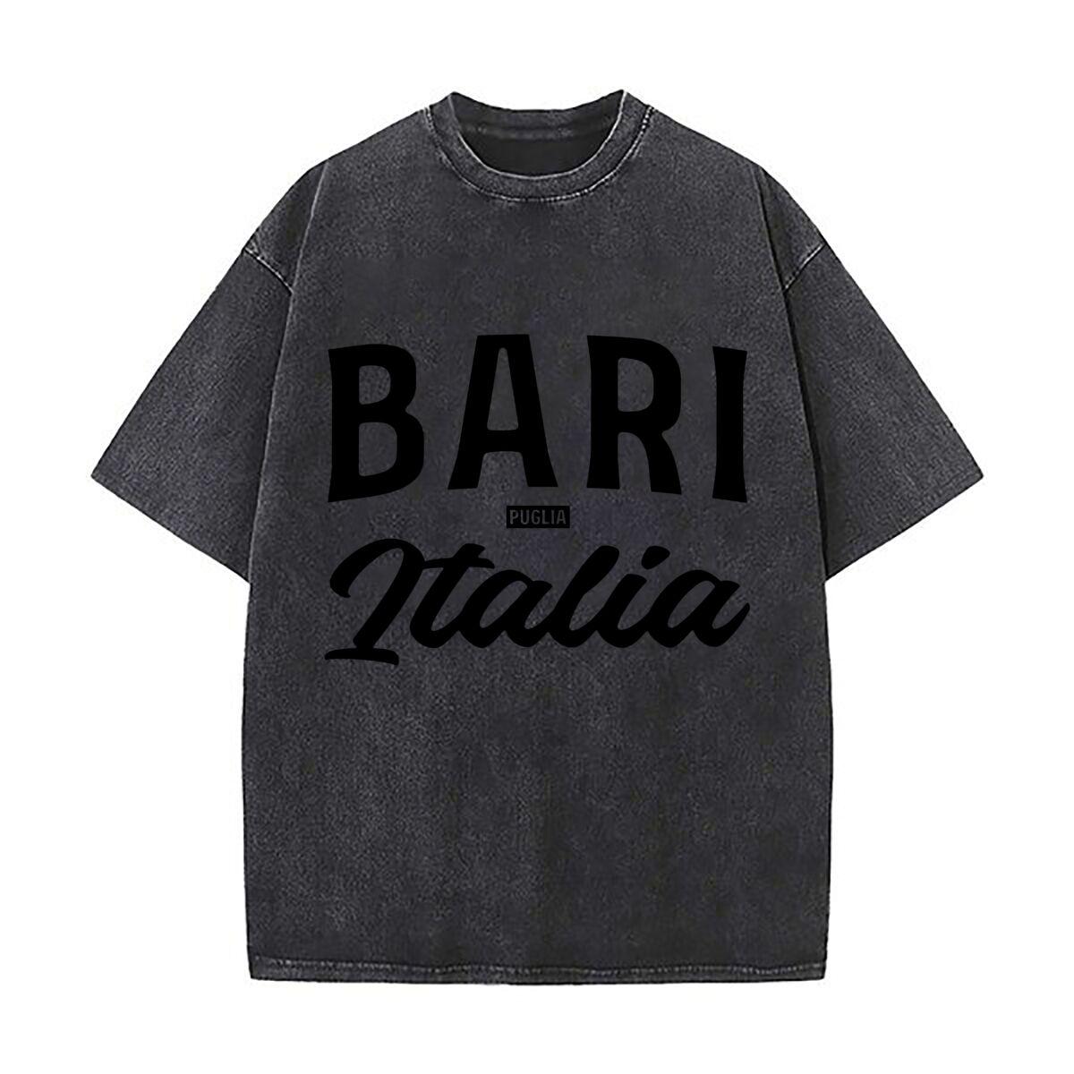 Bari Italy Regional Art Washed Faded Vintage Short Sleeve Fashion Versatile Daily Tee S
Bari Italy Regional Art Washed Faded Vintage Short Sleeve Fashion Versatile Daily Tee S
