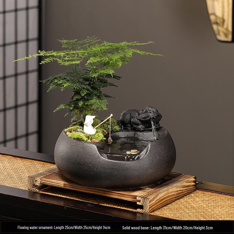 Фен-шуй Фонтан-куля з проточною водою для декору вітальні або робочого столу
Фен-шуй Фонтан-куля з проточною водою для декору вітальні або робочого столу