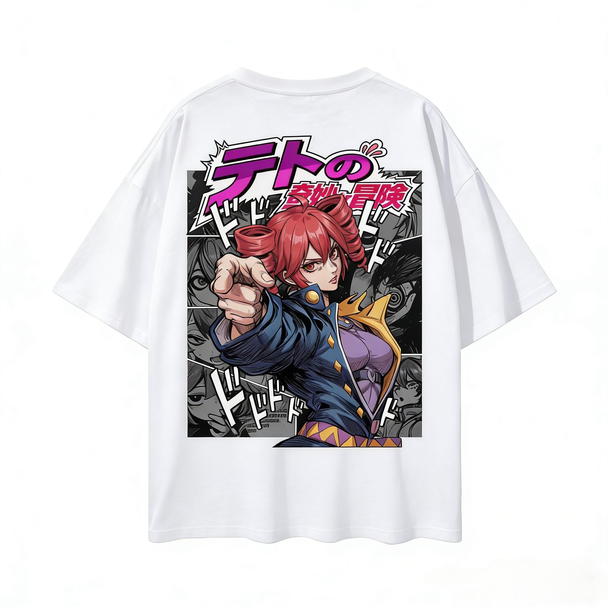 JoJos Bizarre Adventure Anime Tshirt 2026 Summer New 100 Jiu Tiao Chengtaro comic pattern Short sleeve loose Harajuku shirt S
JoJos Bizarre Adventure Anime Tshirt 2026 Summer New 100 Jiu Tiao Chengtaro comic pattern Short sleeve loose Harajuku shirt S