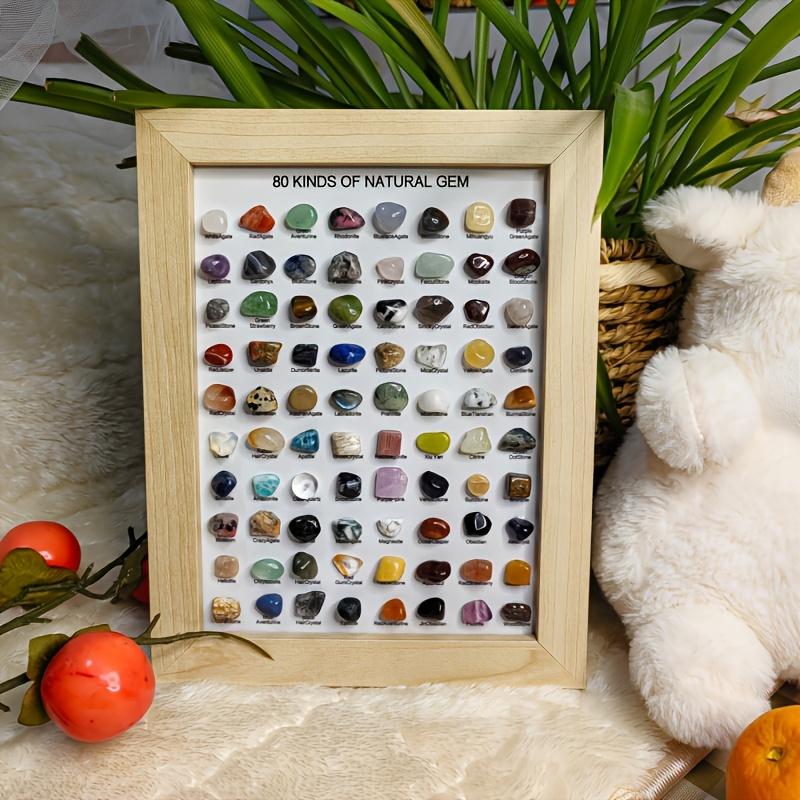 80 Kinds of Natural Mineral Specimens Photo Frames Classic Collections of Crystal Agate Fluorite Etc. Ornaments Home Decoration
80 Kinds of Natural Mineral Specimens Photo Frames Classic Collections of Crystal Agate Fluorite Etc. Ornaments Home Decoration