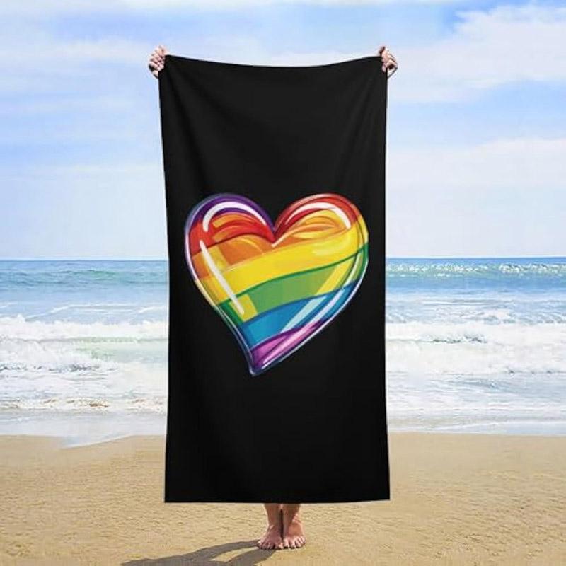 Colorful Heart Design Beach Towel Patterned Sunscreen And Windproof Suitable For Swimming Pool Camping Travel Blanket W40*H60(CM)
Colorful Heart Design Beach Towel Patterned Sunscreen And Windproof Suitable For Swimming Pool Camping Travel Blanket W40*H60(CM)