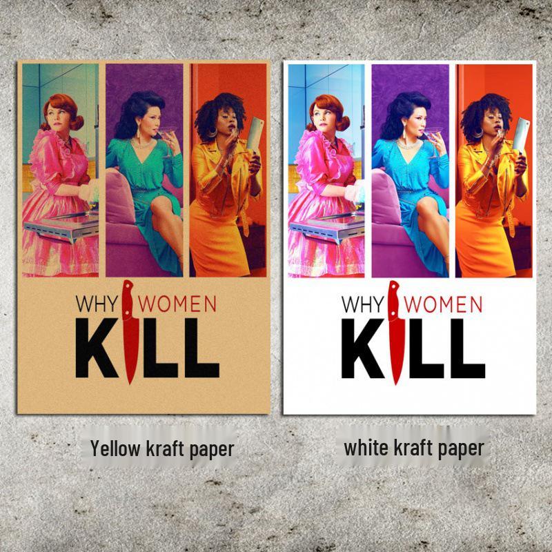 Femme Fatale Retro Drama Kraft Paper Poster for Bar/Cafe Decor Yellow Kraft Paper (No Glue) 30X42 cm
Femme Fatale Retro Drama Kraft Paper Poster for Bar/Cafe Decor Yellow Kraft Paper (No Glue) 30X42 cm