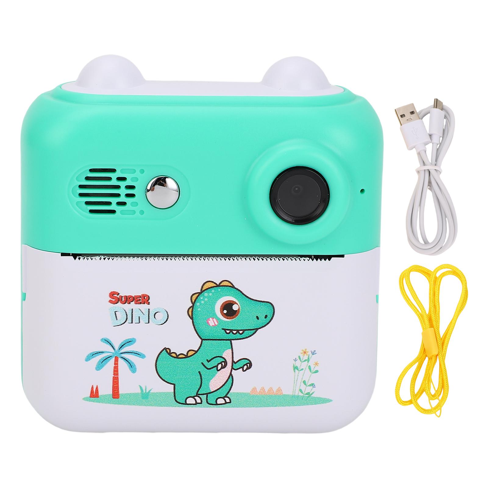 Print Camera Cute Green 24 MP Pixels 1080P Video Thermal Printing Digital Camera Toy with Music Game
Print Camera Cute Green 24 MP Pixels 1080P Video Thermal Printing Digital Camera Toy with Music Game