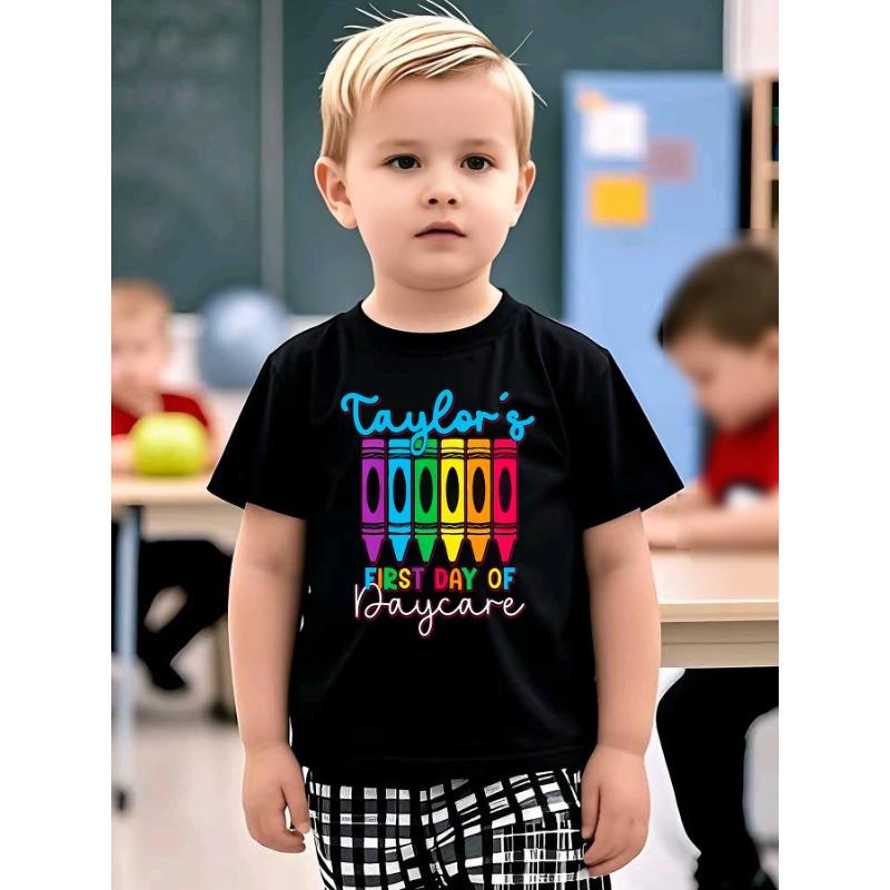 European Size Boys Round Neck Short Sleeved T Shirt with Cartoon Pattern of A Pen 98cm чёрный
European Size Boys Round Neck Short Sleeved T Shirt with Cartoon Pattern of A Pen 98cm чёрный