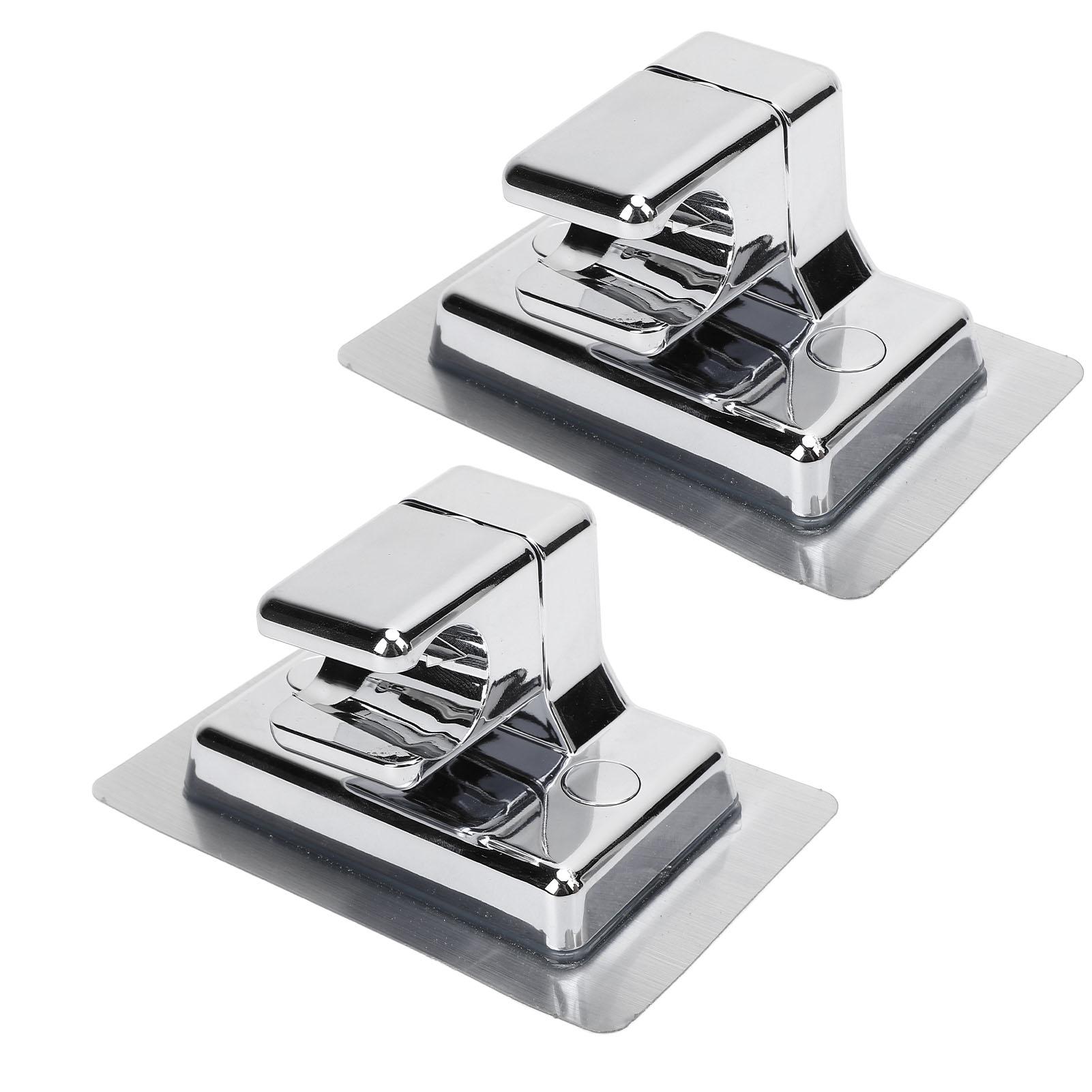 2 Pcs Shower Head Holder Self Adhesive No Drilling Rotatable Wall Mount Shower Wand Holder Bracket for Bathroom Silver
2 Pcs Shower Head Holder Self Adhesive No Drilling Rotatable Wall Mount Shower Wand Holder Bracket for Bathroom Silver