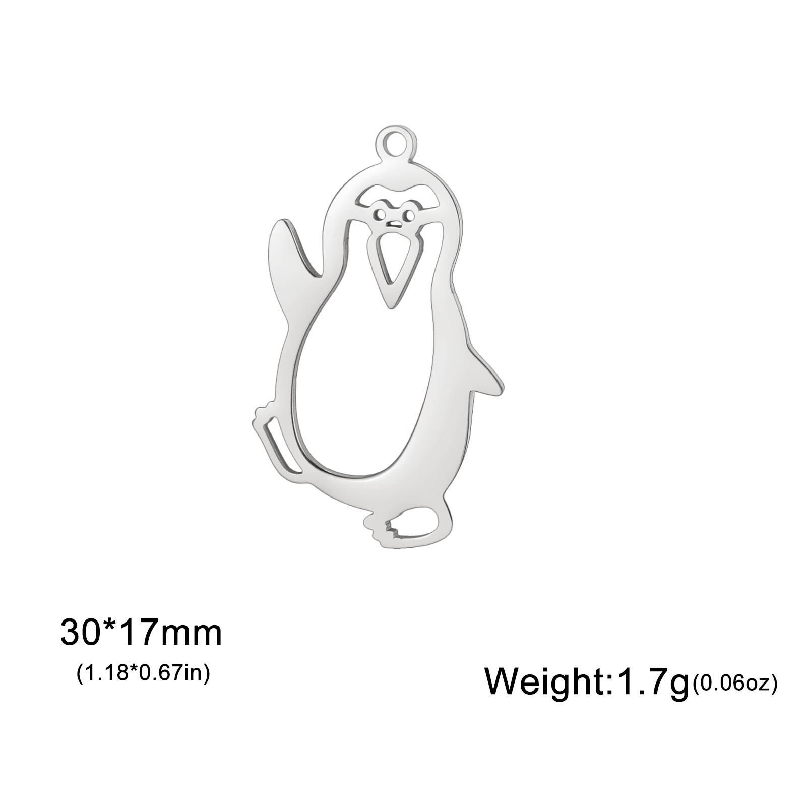 Teamer Cute Happy Animal Bear Dolphin Penguin Charms for Jewelry Making Necklace DIY Stainless Steel Lovely Pendant Wholesale
Teamer Cute Happy Animal Bear Dolphin Penguin Charms for Jewelry Making Necklace DIY Stainless Steel Lovely Pendant Wholesale