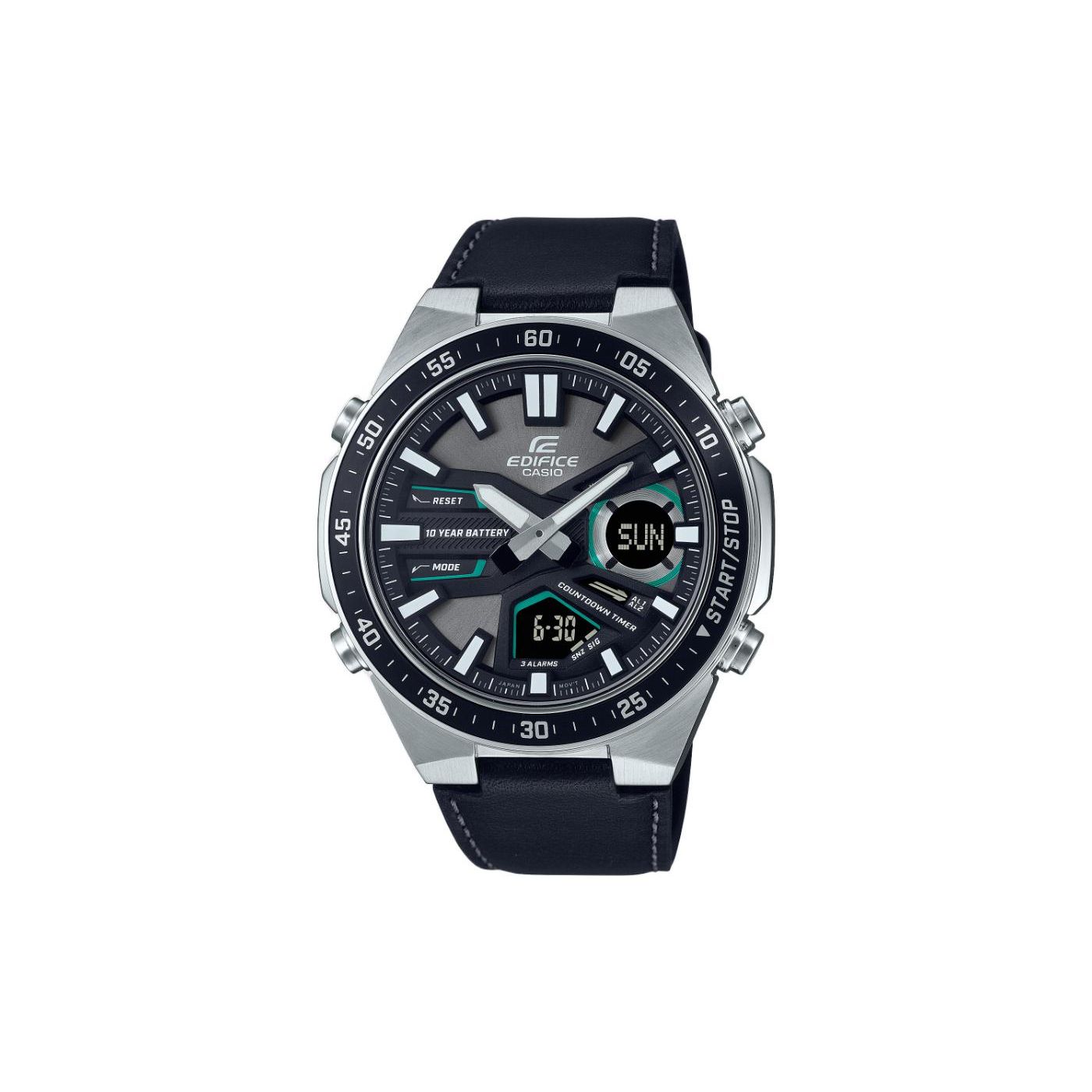 Casio Edifice Fashion Sports Casual Waterproof Quartz Movement Genuine Leather Strap Watch Men watches Black EFV-C110L-1AV Gray Black Watch Dial
Casio Edifice Fashion Sports Casual Waterproof Quartz Movement Genuine Leather Strap Watch Men watches Black EFV-C110L-1AV Gray Black Watch Dial