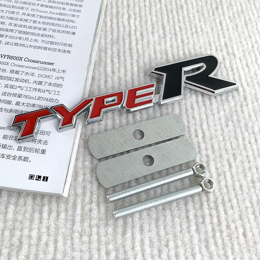 3D Metal Car Front Grille Emblem Type R Logo Decal For Honda CIVIC FD2 FD FA 5 Mugen TypeR Racing Car Styling Accessories
3D Metal Car Front Grille Emblem Type R Logo Decal For Honda CIVIC FD2 FD FA 5 Mugen TypeR Racing Car Styling Accessories