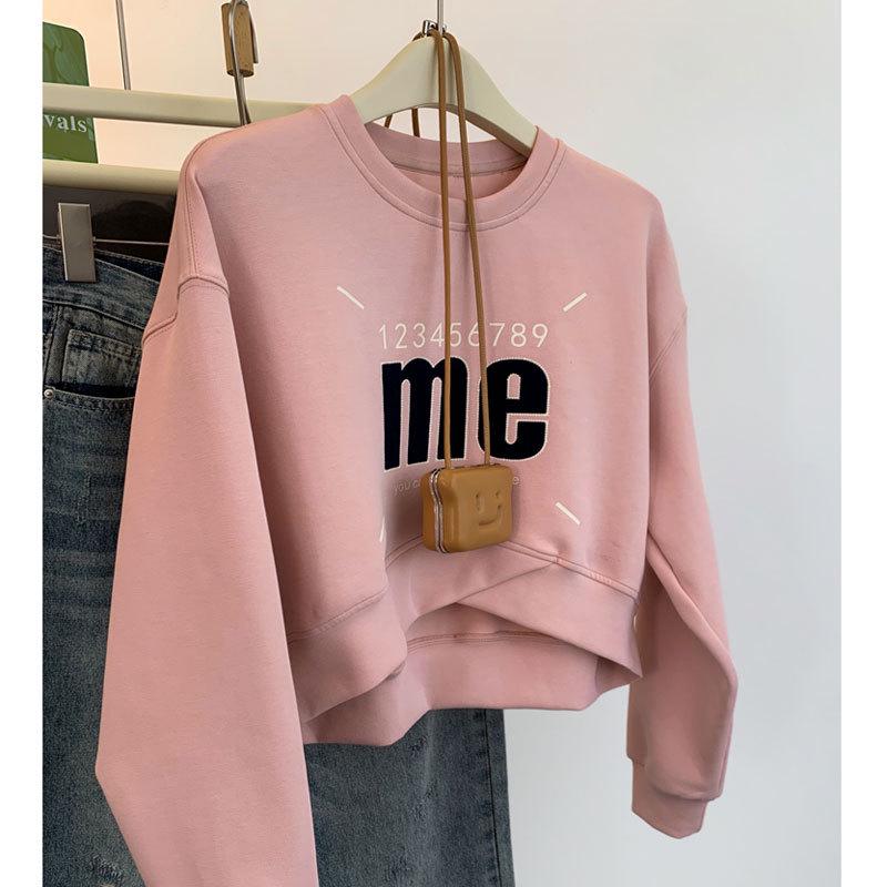 Oversized American Print Round Neck Pullover Sweater - Casual Long Sleeve Crop Top L (recommended for 110-130 jin)
Oversized American Print Round Neck Pullover Sweater - Casual Long Sleeve Crop Top L (recommended for 110-130 jin)