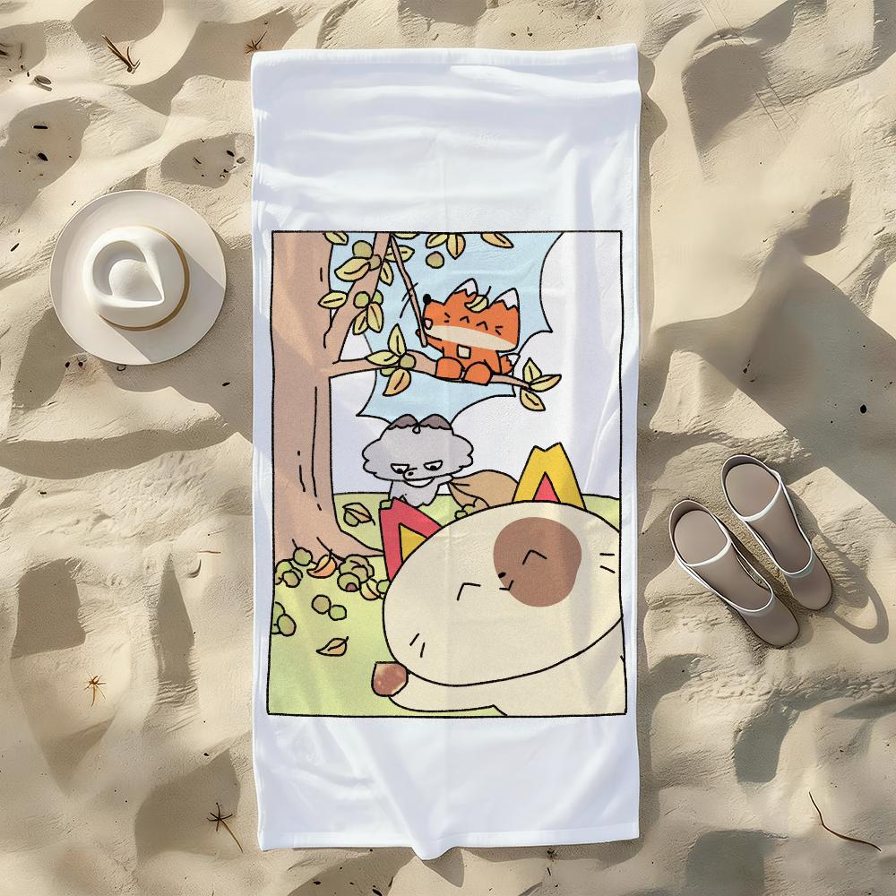 Cute PawPals Puff Phos Woon Towel For Swim Yoga Gym Quick Drying Soft and skin-friendly Beach Towels All-Season W40*H60(CM)
Cute PawPals Puff Phos Woon Towel For Swim Yoga Gym Quick Drying Soft and skin-friendly Beach Towels All-Season W40*H60(CM)