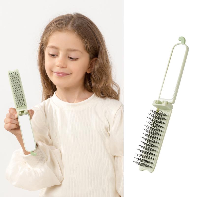 Mini Anti-Static Hair Brush Folding Massage Comb Head Massage Portable Travel Home Hair Brush Girl Hair Combs With Mirror зелений
Mini Anti-Static Hair Brush Folding Massage Comb Head Massage Portable Travel Home Hair Brush Girl Hair Combs With Mirror зелений