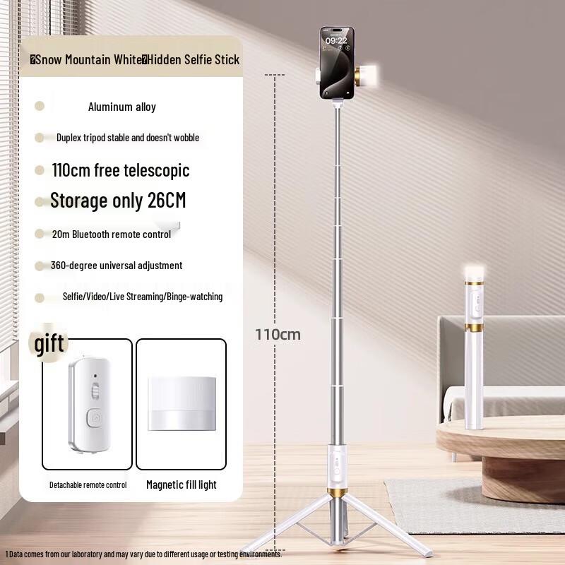 YIXI Retractable Selfie Stick with Beauty Fill Light
YIXI Retractable Selfie Stick with Beauty Fill Light