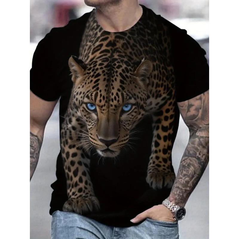 Животный 3D-принт Леопардовый принт Модный Персонализированный Топ Круглый вырез Короткий рукав Футболка 6XL
Животный 3D-принт Леопардовый принт Модный Персонализированный Топ Круглый вырез Короткий рукав Футболка 6XL
