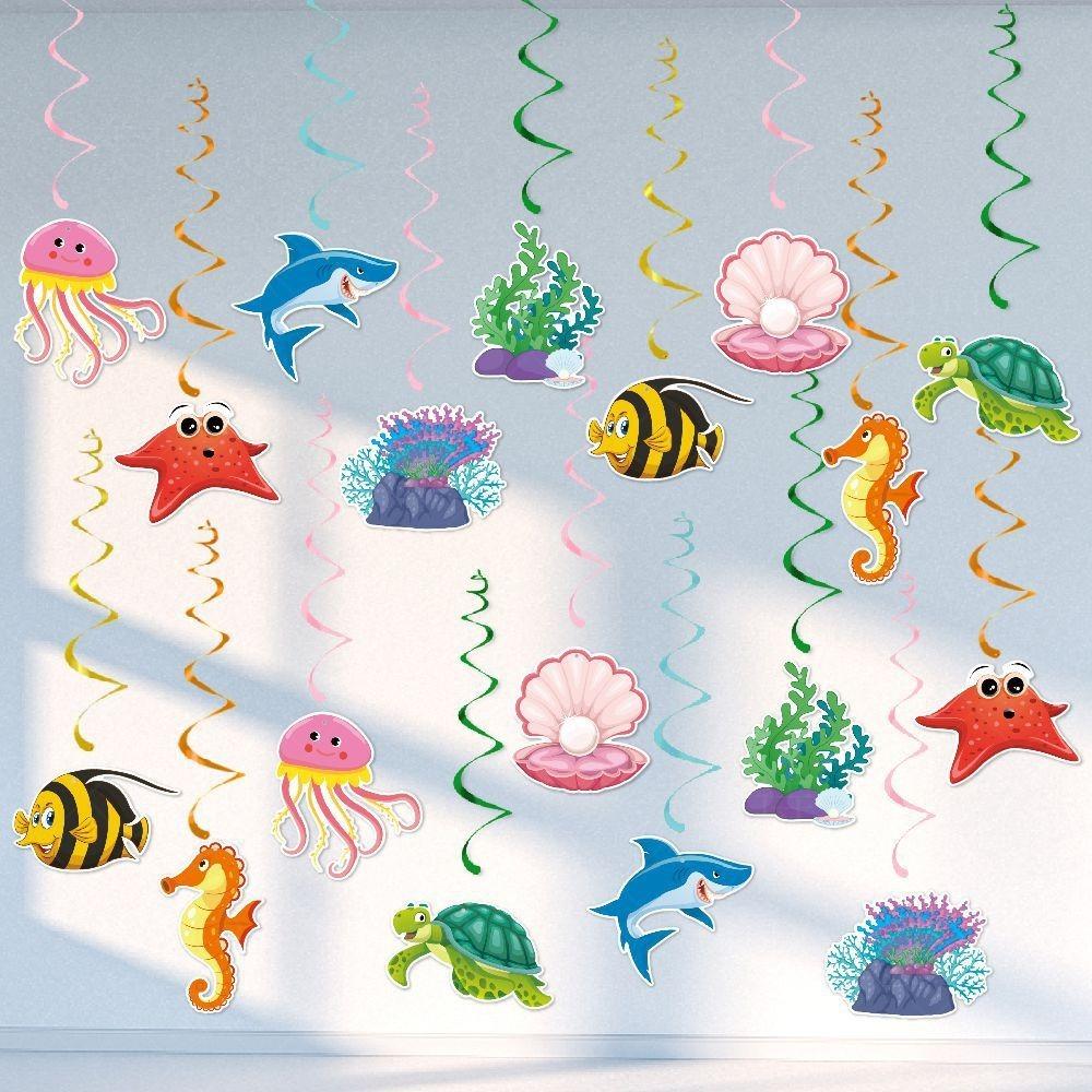 Fish Octopus Ocean Animals Hanging Flag Colorful Summer Theme Pendant Birthday Party Decor 9pcs
Fish Octopus Ocean Animals Hanging Flag Colorful Summer Theme Pendant Birthday Party Decor 9pcs