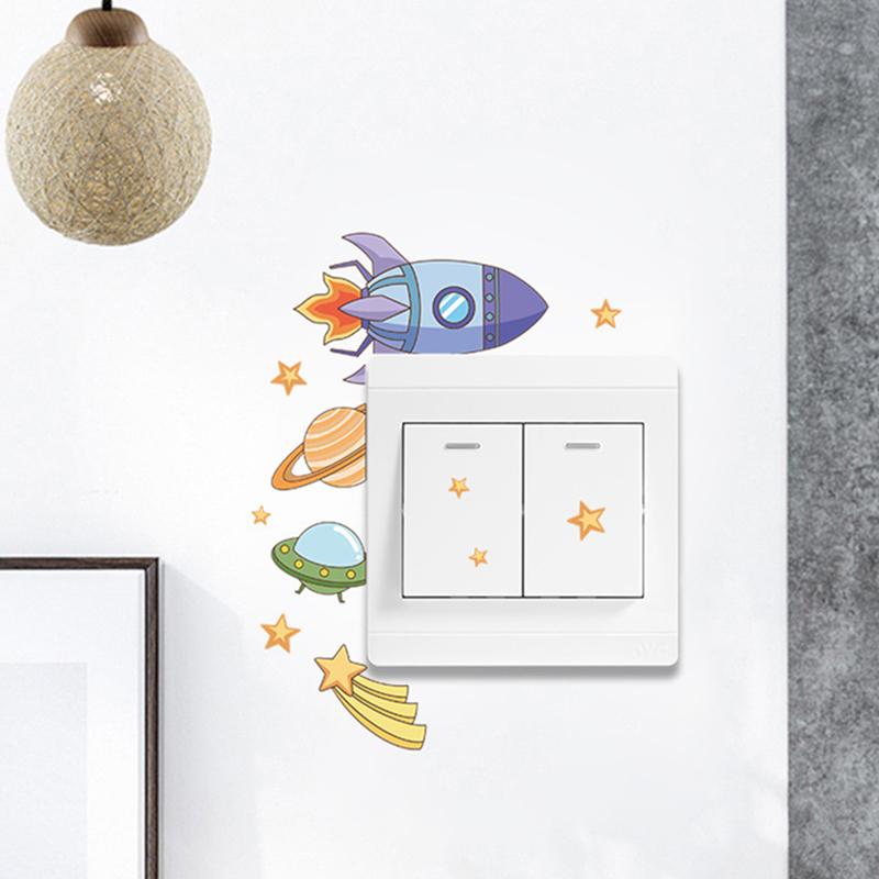 Space Planet Rocket Light Switch Sticker For Home Decor Living Room Background Decals Cartoon Wall Stickers Wallpaper разноцветный
Space Planet Rocket Light Switch Sticker For Home Decor Living Room Background Decals Cartoon Wall Stickers Wallpaper разноцветный