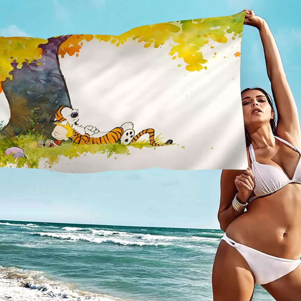 Book C-Calvin and H-Hobbes Big Microfiber Beach Towels Quick Dry Towel Sand Beach Towels Pool Towel for Travel Swim Pool Yoga W40*H60(CM)
Book C-Calvin and H-Hobbes Big Microfiber Beach Towels Quick Dry Towel Sand Beach Towels Pool Towel for Travel Swim Pool Yoga W40*H60(CM)
